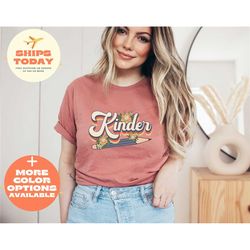 kinder garten shirt, kindergarten teacher shirt, back to school gift, kindergarten team t-shirt, teacher appreciation sh