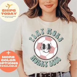 pray more worry less shirt, soccer gift shirt for her, gift for him, soccer tshirts for mom, birthday gift, christian gi
