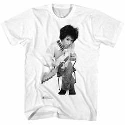 jimi hendrix jimi hendrix white adult t-shirt