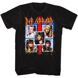 def leppard ugly hysteria black adult t-shirt