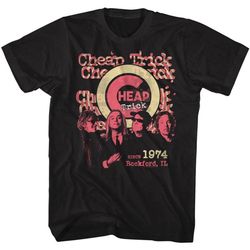 cheap trick since 1974 black adult t-shirt