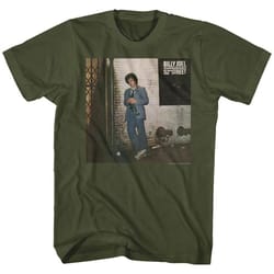 billy joel 52nd street military green adult t-shirt