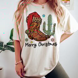 cowboy santa sweatshirt,howdy retro santa shirt,christmas vibes,family christmas shirts
