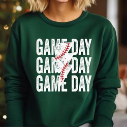 game day sweatshirt, baseball shirt, game day baseball hoodie, baseball sweater
