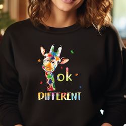 it's okay to be different sweatshirt, autism sweater, autism awareness hoodie, autism mom sweater, autism sweatshirt