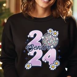 senior 2024 sweatshirt, graduation 2024 sweater, senior gift graduation, senior hoodie, class of 2024 hoodie, school swe