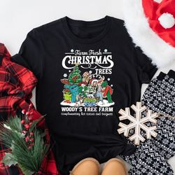 farm fresh toy story christmas shirt, disney christmas sweatshirt, disney vacation shirt, t-rex christmas shirt