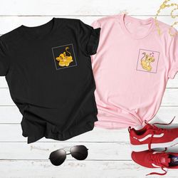 nala simba shirts, lion king couples shirts, couple shirt, animal kingdom shirt, matching valentines shirts,