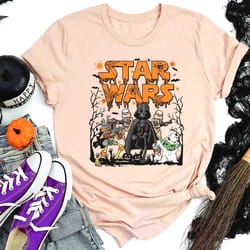 disney star wars halloween shirt, darth vader halloween shirt, vintage halloween shirt, disney family halloween shirt