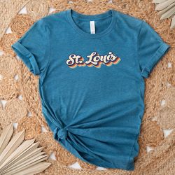 vintage st louis shirt, st louis shirt, vintage shirt, retro shirt
