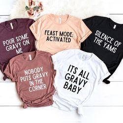 family thanksgiving shirts, yippie pie yay shirt, oh my gourd shirt,friendsgiving shirt,family funny thanksgiving shirt