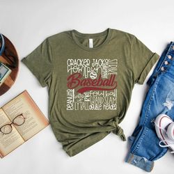 baseball word bundle spirit shirt ,baseball spirit shirts, game day shirt, baseball shirt