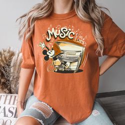 vintage music to my ears c2376 magic kingdom holiday trip unisex tshirt family birthday gift adult kid tee