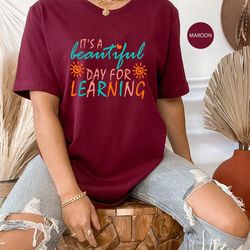 teacher shirt, it's a perfect day for learning tee, team teacher tee, learning shirt, teach love inspire shirt, teacher