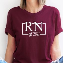 personalized nurse shirt, registered nurse sweater, rn sweatshirt, nurse graduation gift idea, gift for student nurse