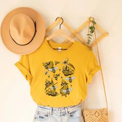 bee t-shirt, beekeeper shirt, bee lover gift, insect shirts, earth day shirts, beekeeper gift, bee lover shirt,save the