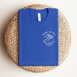 embroidered father and son shirt, embroidered fathers day shirt, father sweatshirt, fathers day gift from kids