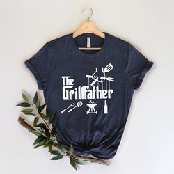 the grillfather shirt,gift for grandpa shirt,new dad shirt