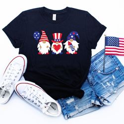 4th of july gnomes shirt,freedom shirt, fourth of july shirt, patriotic shirt