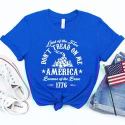 america land of free shirt, 4th of july shirt, america shirt, land of the free america because of the brave shirt