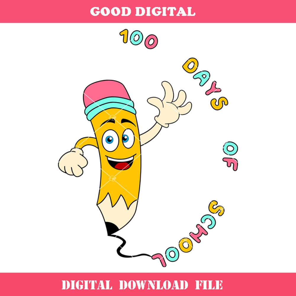 100 Days In The Books Svg, Happy 100 Days Of School Svg.jpg