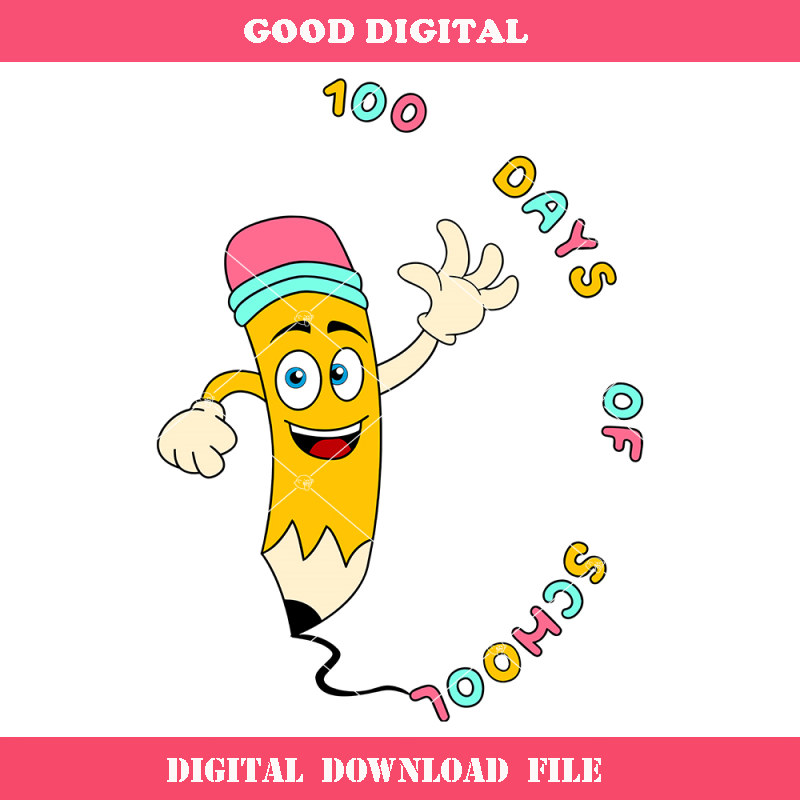 100 Days In The Books Svg, Happy 100 Days Of School Svg.jpg