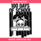 100 Days Of School Svg, Peeking Girl Svg, Melanin Svg.jpg