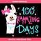 100 Llamazing Days Svg, Llama School Svg, 100 Days.jpg