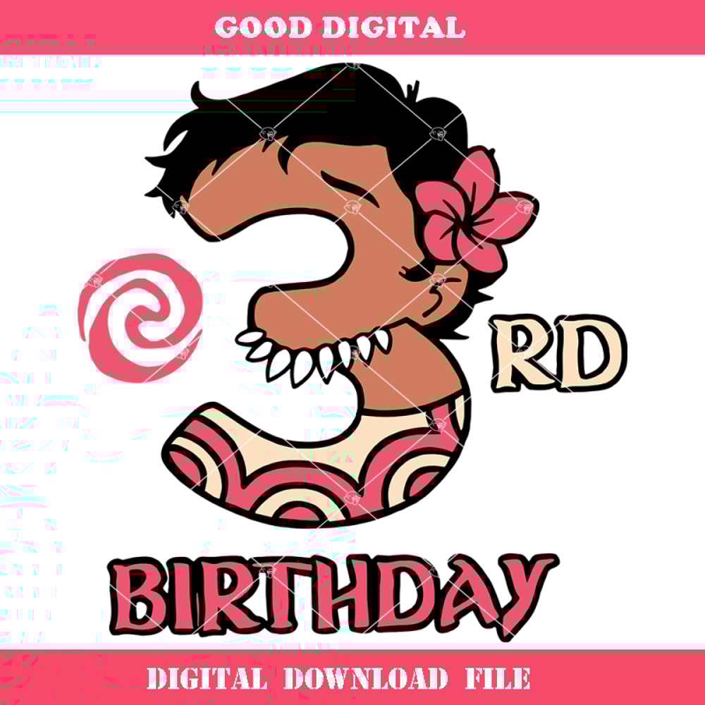 3rd Birthday Moana Svg, Birthday Number Svg, Baby Maui.jpg