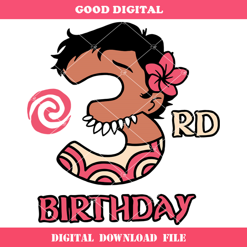 3rd Birthday Moana Svg, Birthday Number Svg, Baby Maui.jpg