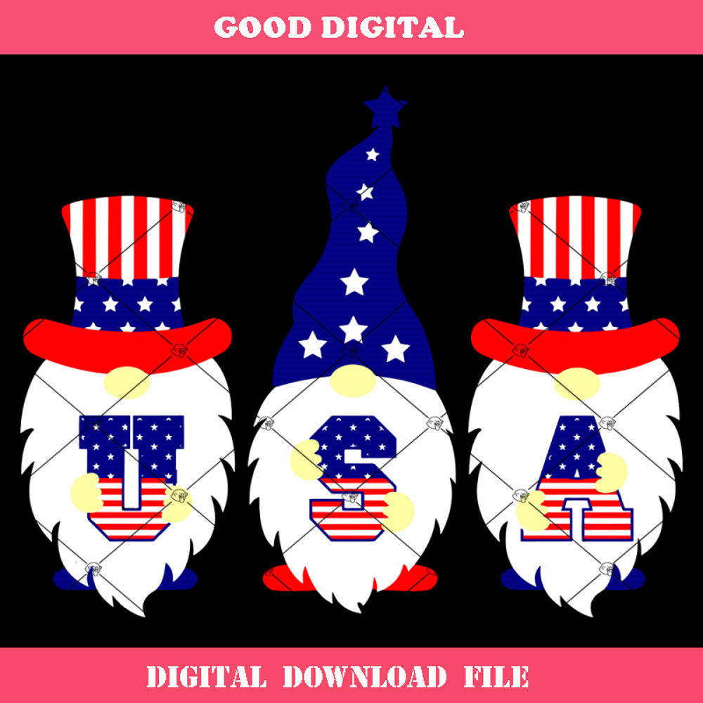 4th of July Gnomes Svg, Gnomes USA Svg, Love America Svg.jpg