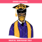 Afro Boy in Graduation Hat Svg, Student Svg, Teacher Svg.jpg