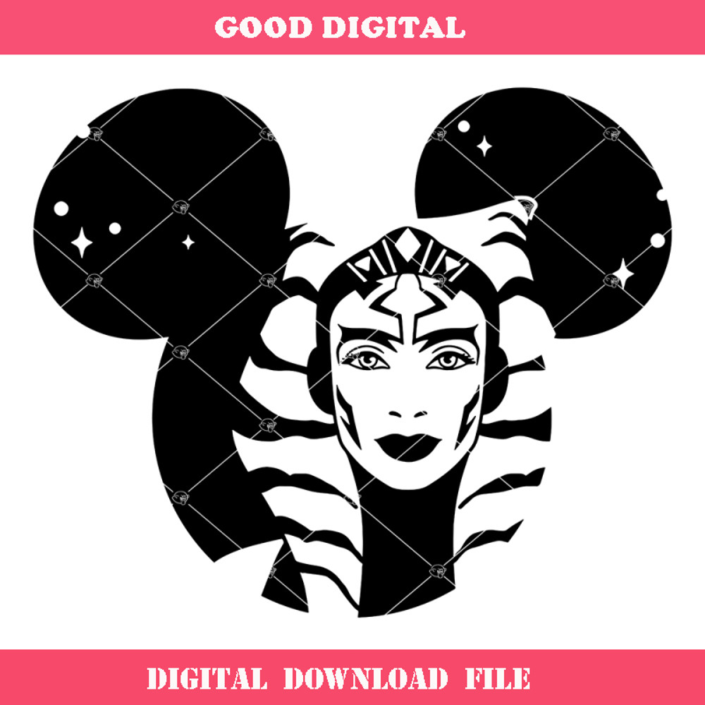 Ahsoka Mouse Ears Svg, Ahsoka Star Wars Characters Svg.jpg