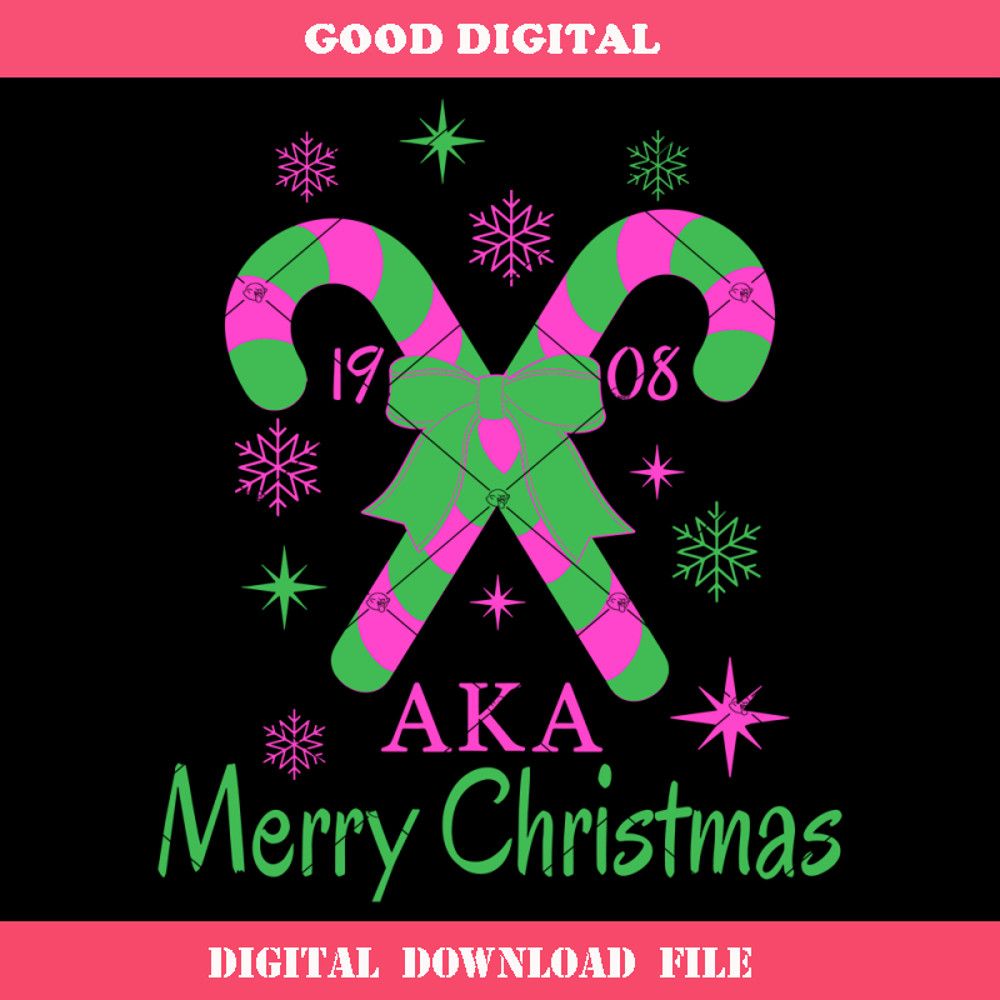 AKA Merry Christmas Svg, Alpha Kappa Alpha Svg, Christmas.jpg