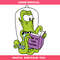 Alien Monsters Reading Books Svg, UFO Svg, Alien Svg.jpg