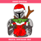 Alien Santa Svg, The Mandalorian Christmas Svg, Yoda Santa.jpg