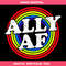 Ally Af Svg, Proud Ally Svg, Rainbow Lesbian Svg.jpg