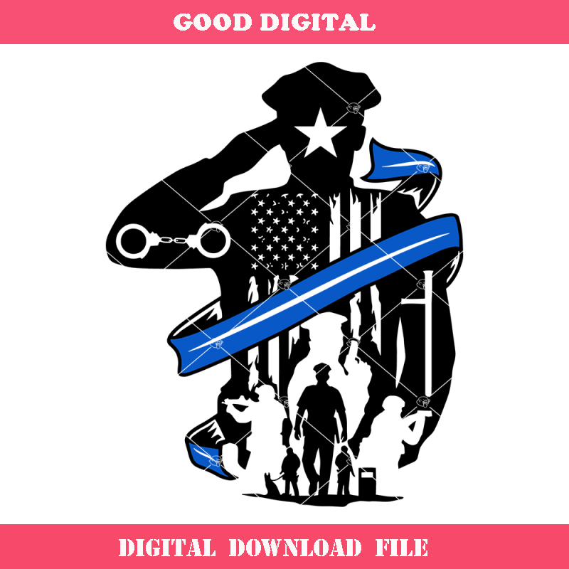 American Police Svg, First Responder Svg, US Police Svg.jpg