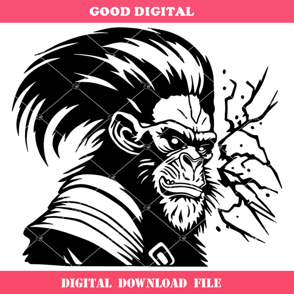 Angry Gorilla Svg, Wild Animals Svg, Gorilla Svg (1).jpg