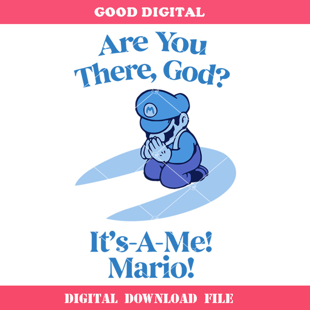Are You There God Its A Me Mario Svg, Mario Since 1985 Svg.jpg