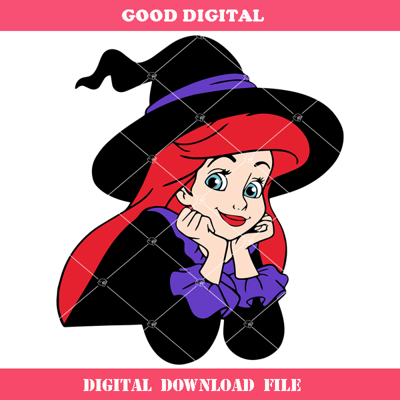 Ariel Princess Halloween Svg, The Little Mermaid Svg.jpg