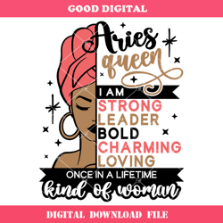 aries queen svg, birthday queen svg, afro girl zodiac svg