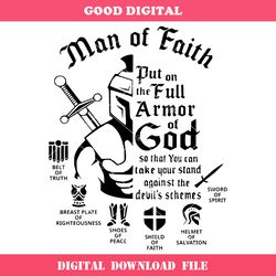 armor of god svg, man of faith svg, belt of truth svg-randal s johnson