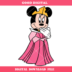 aurora mouse princess svg, sleeping beauties svg, aurora svg