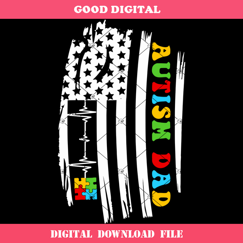 Autism Awareness Day USA Flag Svg, Autism Mom Svg 1.jpg
