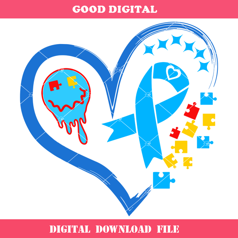 Autism Awareness Heart Svg, Smile Face Svg, Autism Svg.jpg