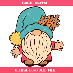 autumn gnome svg, fall gnome svg, cute gnome svg