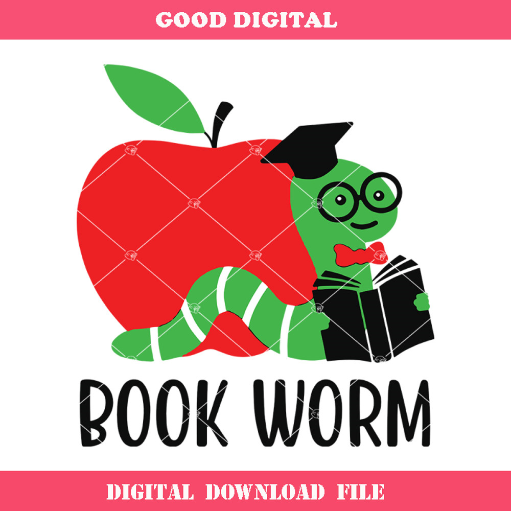 Baby Boy School Svg, Book Worm Svg, Book Reading Svg.jpg