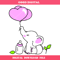 Baby Elephant Svg, Cute Elephant Svg, Baby Girl Svg.jpg