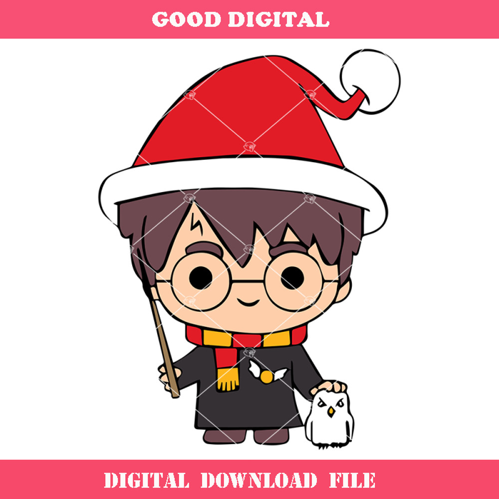 Baby Harry Potter Christmas Svg, Christmas In Hogwarts Svg.jpg